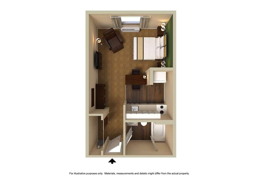 Extended Stay America Select Suites - Raleigh - Rtp - 4610 Miami Blvd Дарем Номер фото